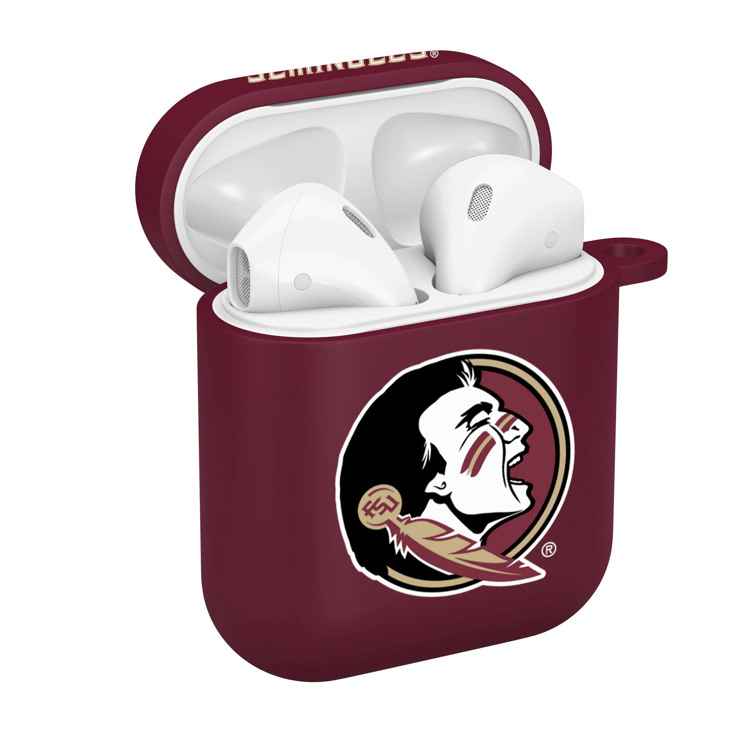 Alt View 1. Affinity Bands - Maroon Florida State Seminoles AirPods Case Cover - Maroon.