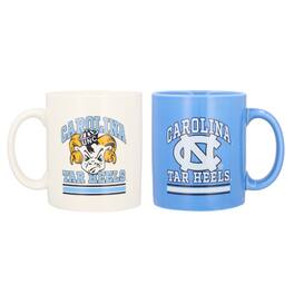 Logo Brands - North Carolina Tar Heels Two-Pack 15oz. Color Mug Set - Multicolor