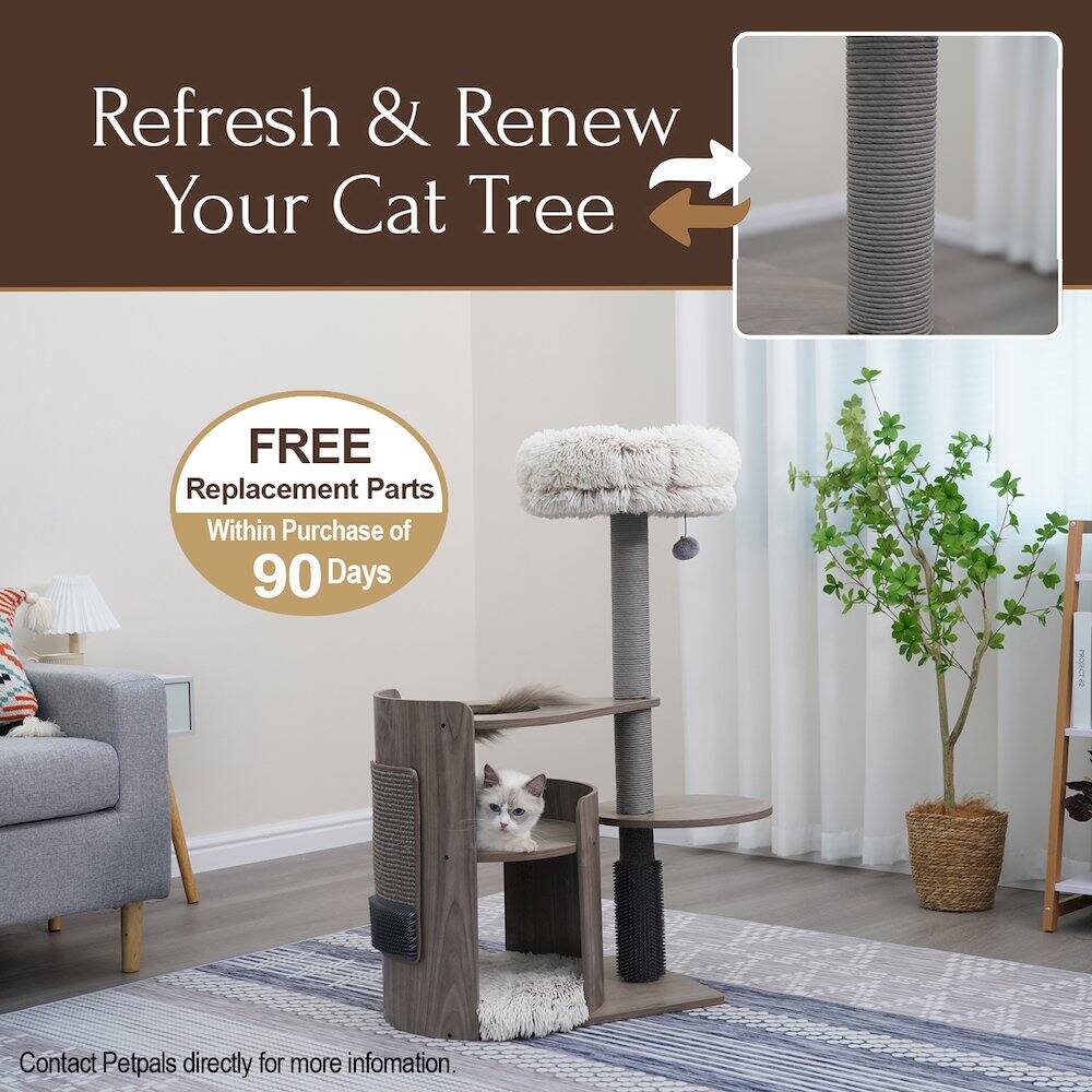 Refresh & Renew Your Cat Tree

FREE Replacement Parts Within Purchase of 90 Days

Contact Petpals directly for more information.