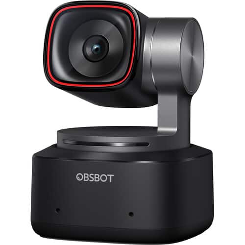 OBSBOT - Tiny 2 4K AI Webcam PTZ Voice/Gesture Control, AI Tracking | Ideal for Streaming