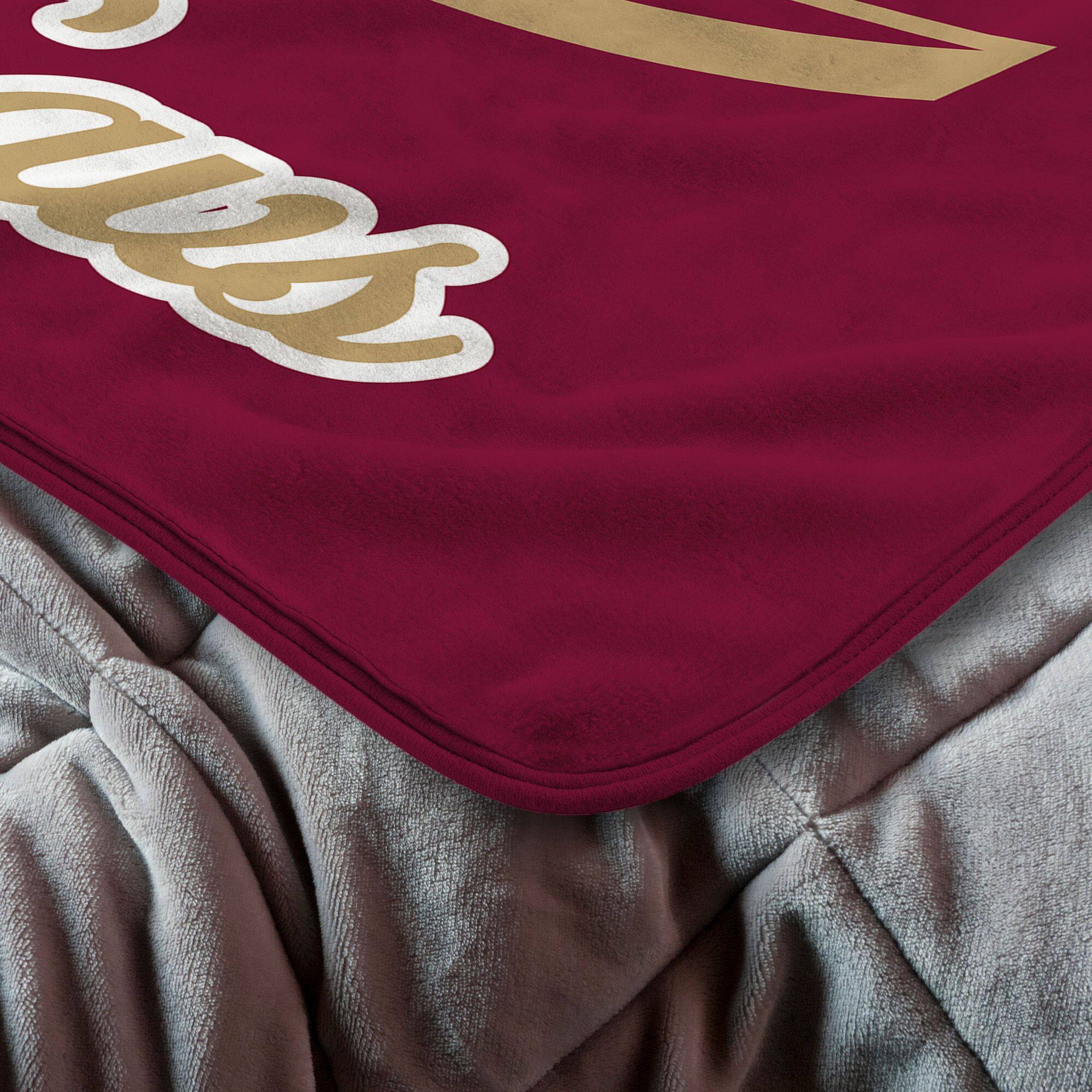 Alt View 1. Sweet Home Collection - NBA Cleveland Cavaliers 46" x 60" Microfiber Plush Throw Blanket - Red.