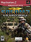 Front Detail. SOCOM 3: U.S. Navy SEALs Greatest Hits - PlayStation 2.