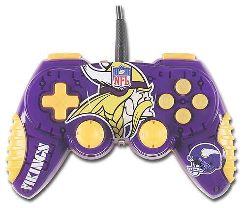 Front Standard. Mad Catz - Minnesota Vikings PlayStation 2 Control Pad Pro.