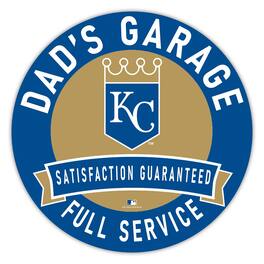Fan Creations - Kansas City Royals 16" Dad's Garage Wood Sign - Multicolor