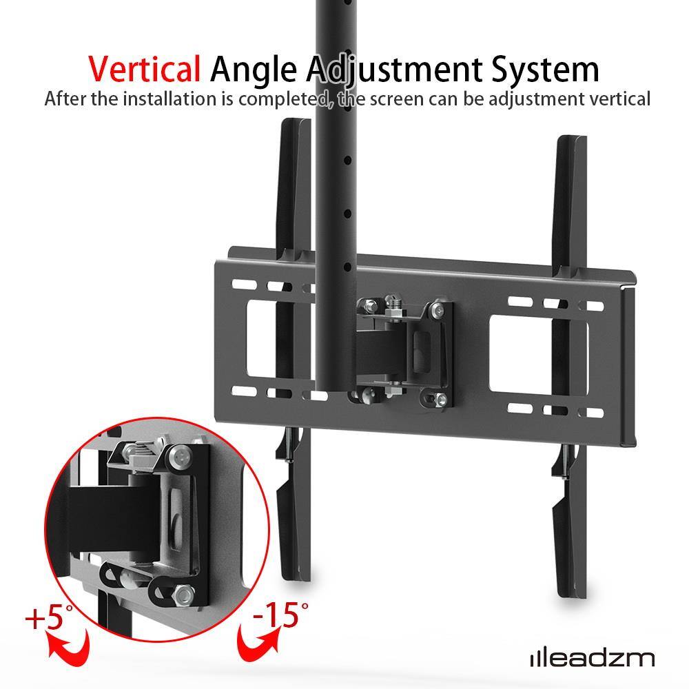 Vertical Angle Adjustment System  
After the installation is completed, the screen can be adjusted vertically.  
+5°  
-15°  
illeadzm