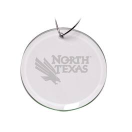 Jardine - North Texas Mean Green 3'' Glass Round Ornament - Multicolor