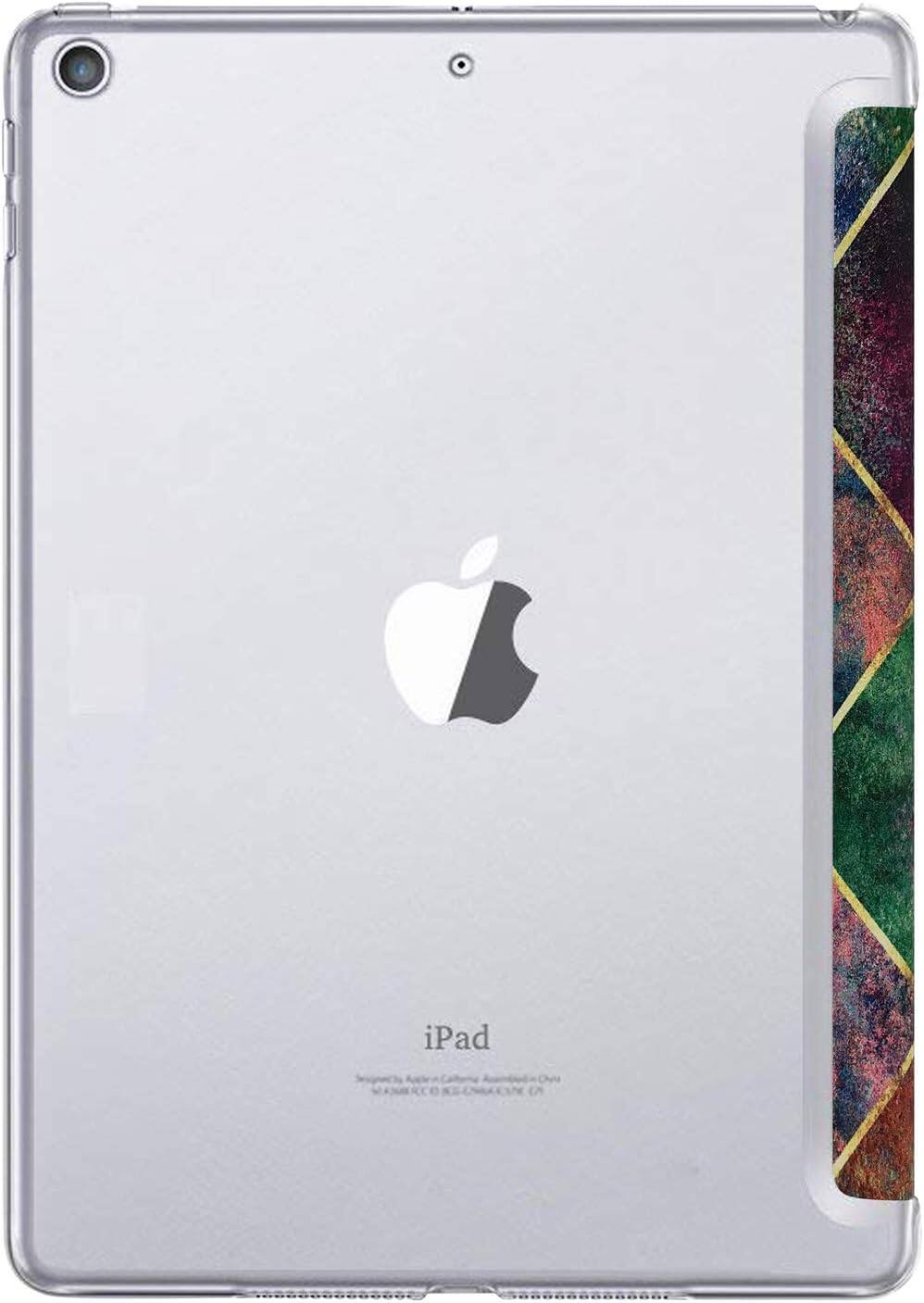 Alt View 3. DuraSafe Cases - iPad Pro 12.9" 2nd Gen 2017 Lightweight Smart Cover with Hard PC Back A1670 A1671 A1821 - Diamond Grid.