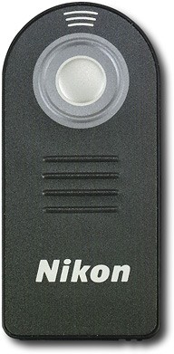 Angle View: Nikon ML L3 - Remote control - infrared - for Nikon D3200, D3300, D5200, D5500, D610, D750, D7500; 1; Coolpix A, P7700, P7800, P900