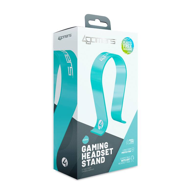 Agomers  
PLASTIC FREE PACKAGING  

AQUA  
GAMING HEADSET STAND  

QUICK & EASY  
LONG TERM PROTECTION  

COMPATIBLE WITH ANY HEADSET SIZE  

4gomers