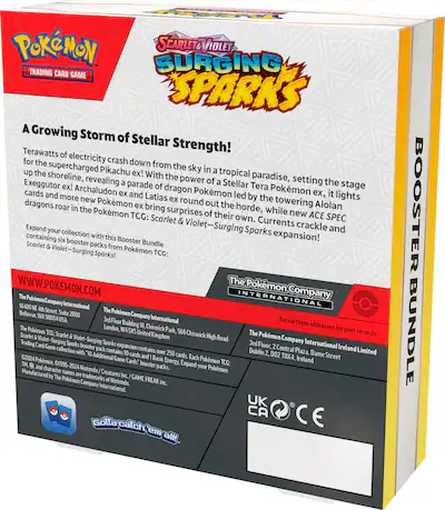 Pokemon Scarlet & Violet Surging Sparks Booster 20-Bundle Case Pokemon Scarlet & Violet Surging Sparks Booster 20-Bundle Case