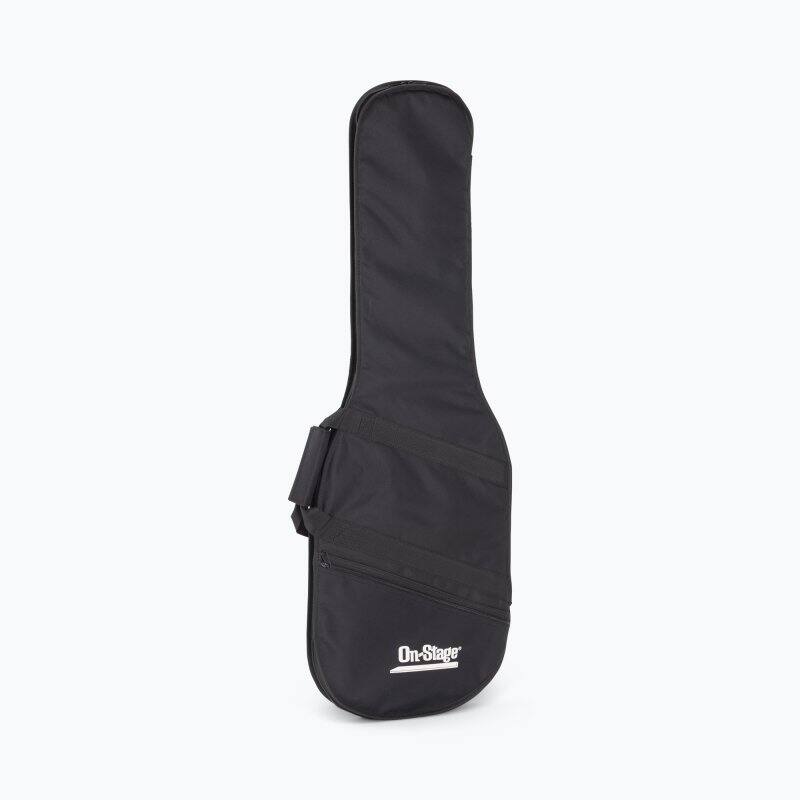 Front. On Stage Stands - On-Stage GBE4550 Electric Guitar Gig Bag - Black.