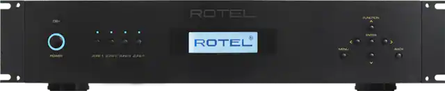 CB+ ROTEL FUNCTION < ROTEL MENU ENTER > BACK POWER ZONE1 ZONER ZONE3 ZONE4