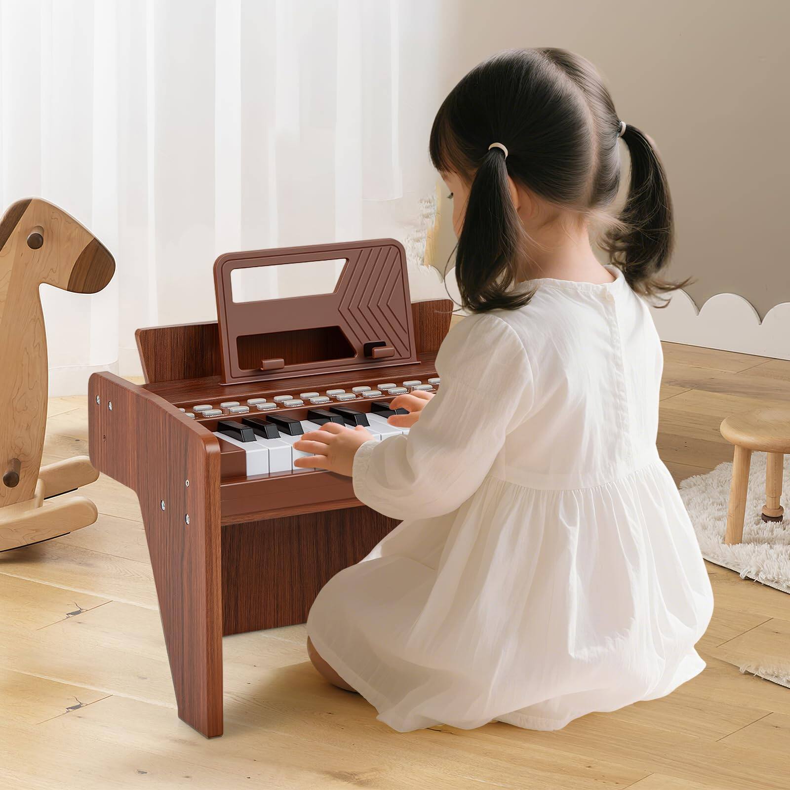 Alt View 8. Ecooso - 25-Key Kids Keyboard Piano, Adjustable Tempo and Volume, Beginner Music Toy.