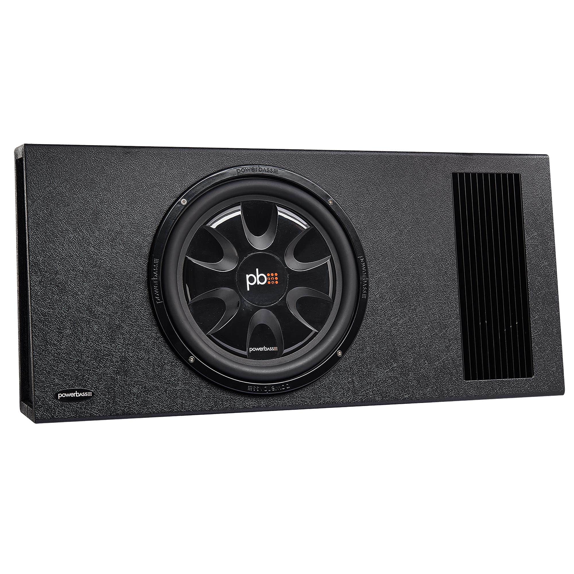 Powerbass - PS-AWB121T - 12" Single Loaded Amplified Truck Box - Black/Gray