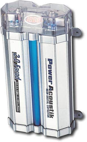Power Acoustik 2.0-Farad Capacitor PCNC 
