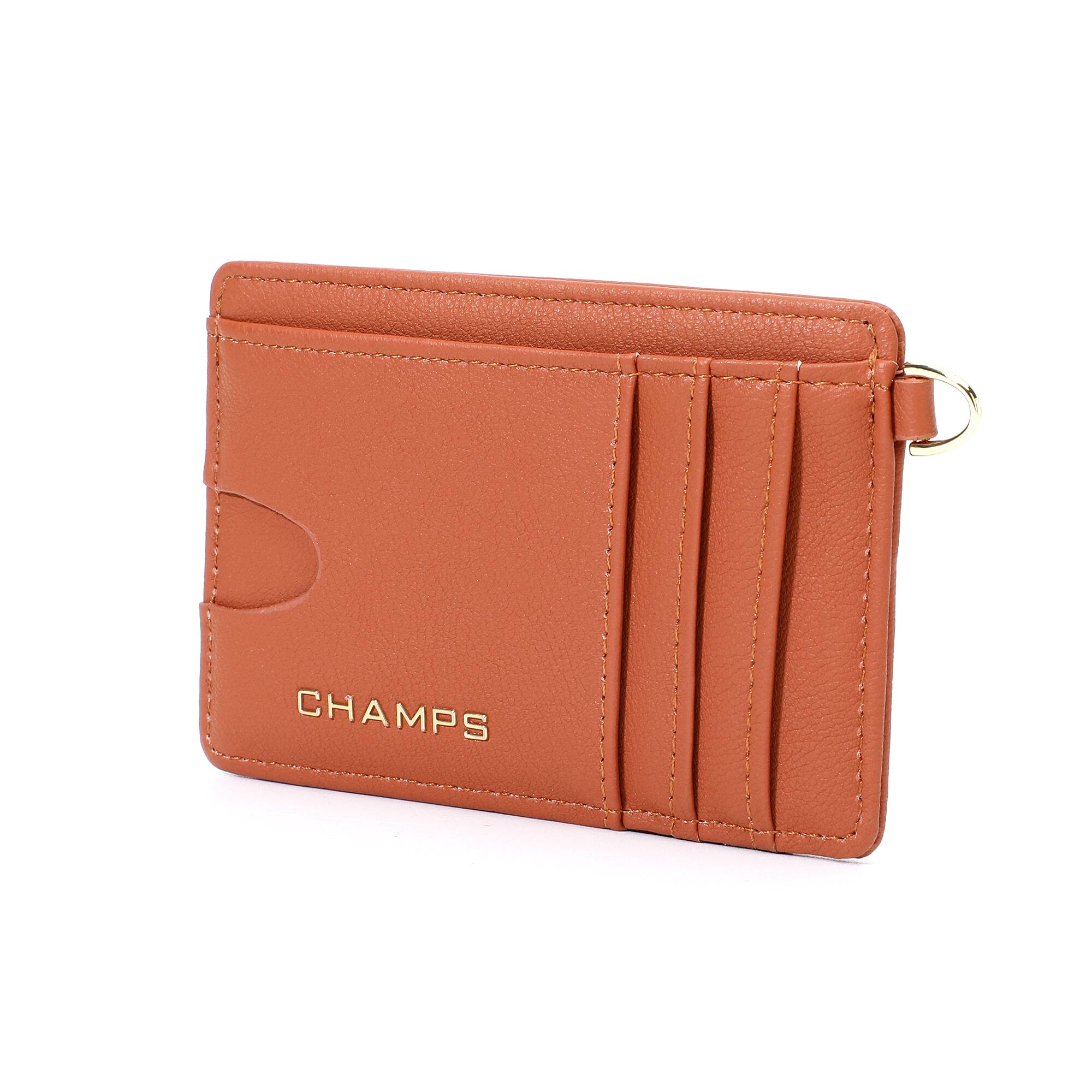 Angle. Champs - Iconic Collection Access Cardholder - Tan.