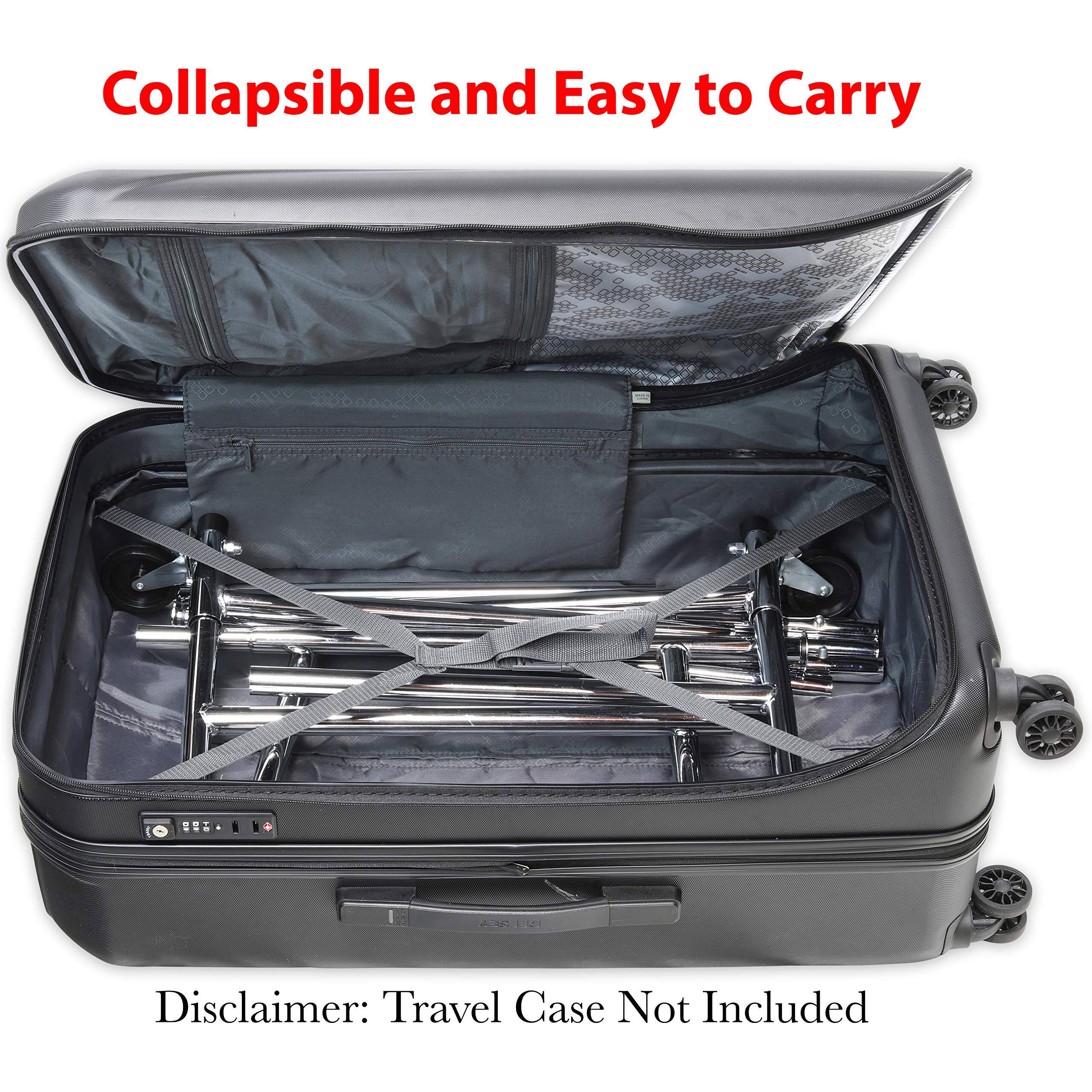 Collapsible and Easy to Carry

Disclaimer: Travel Case Not Included