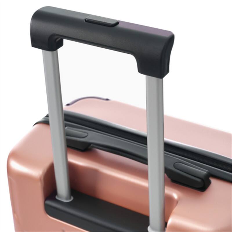 Alt View 7. HTUTWOO - Hardshell Luggage - 20-inch Expandable Checked Suitcase, Lightweight Durable ABS, Double Wheels - Rose Pink.