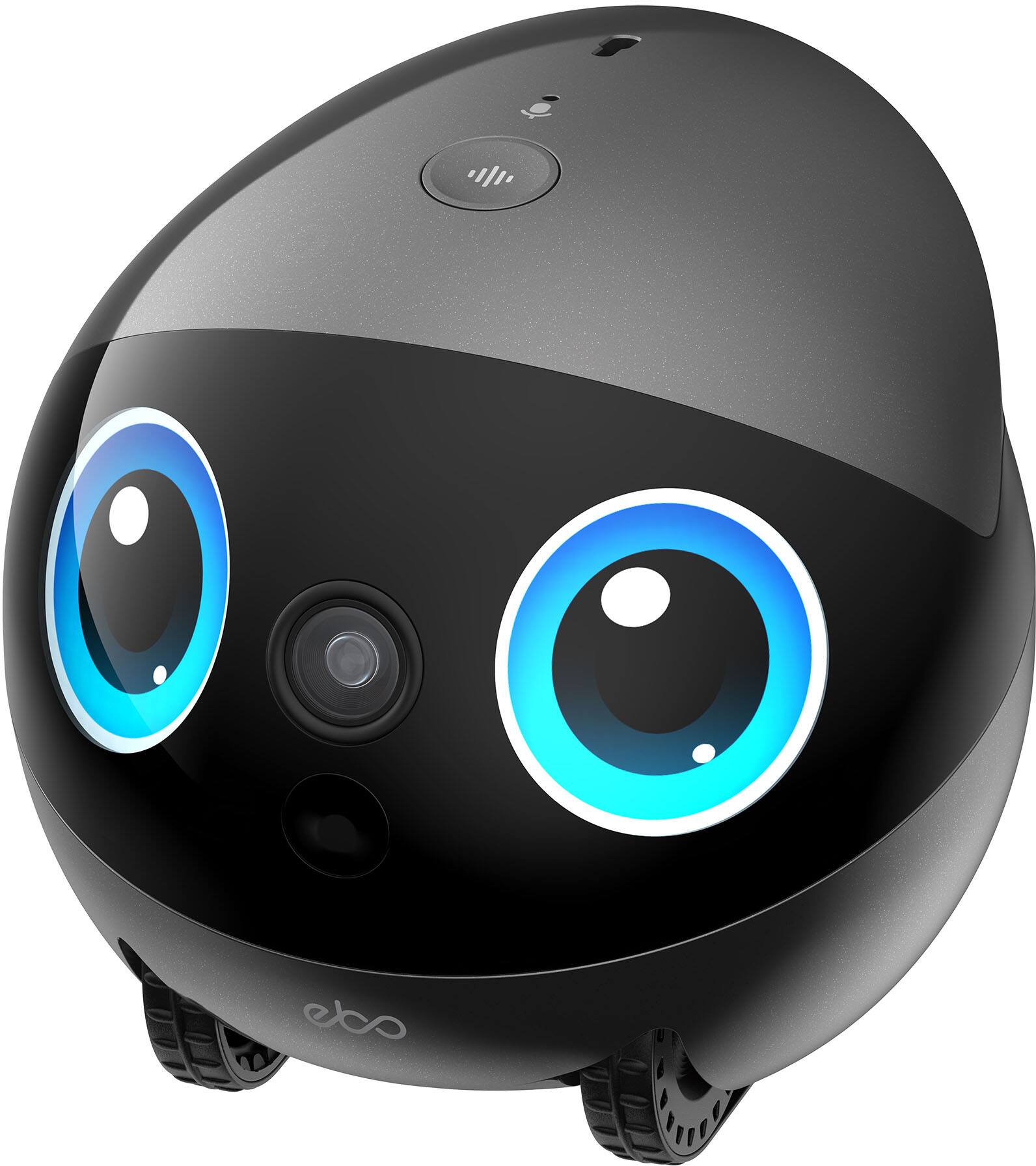 Alt View 18. Enabot - EBO Air 2 Plus FamilyBot with 3K Res, AI Assistant, 2-Way Video, Smart Patrol, 32-GB SD Card, Charging Dock, AC Adapter - Orbit Gray.