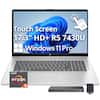 Touch Screen 17.3" HD+ R5 7430U Windows 11 Pro
AMD Ryzen 5