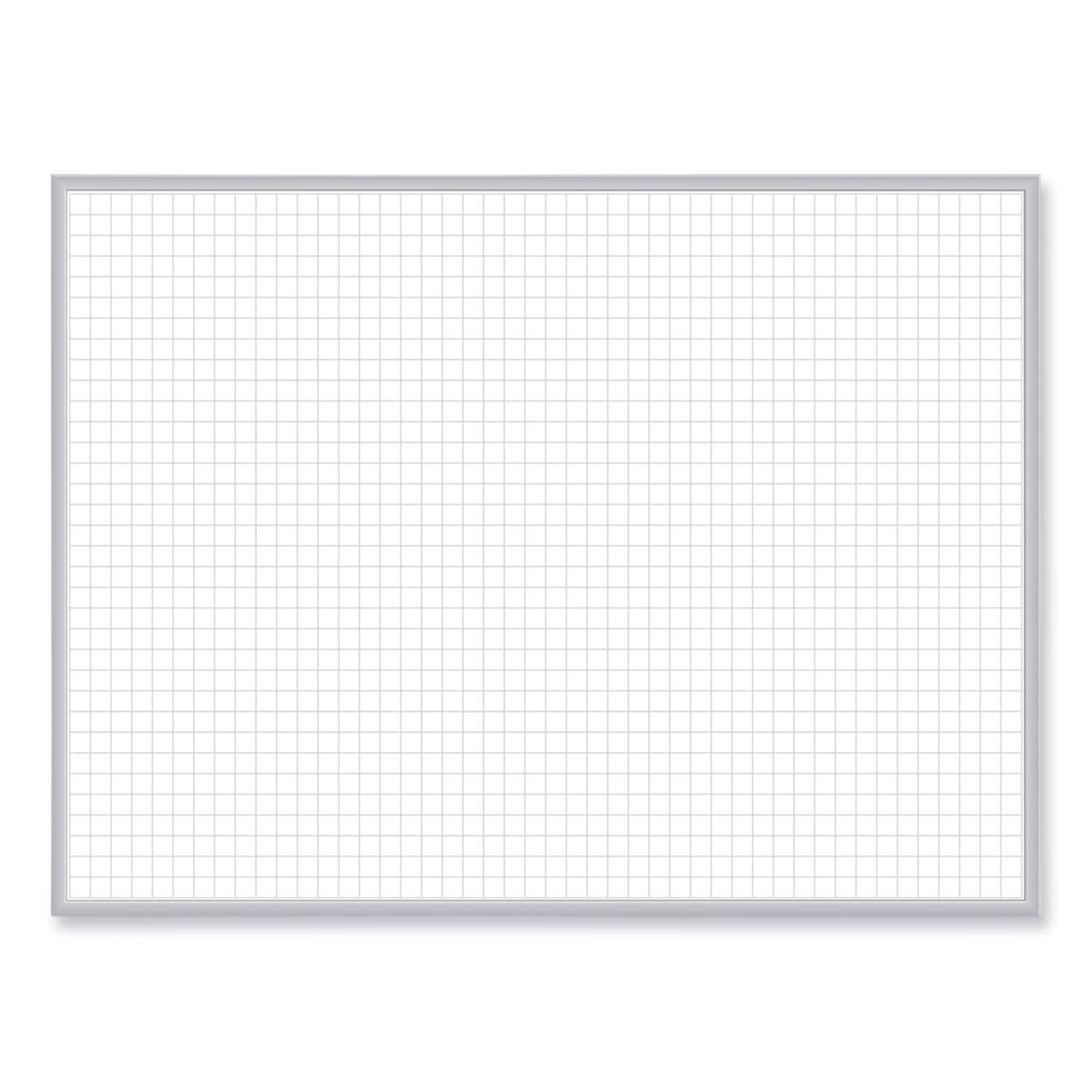 Ghent - Non-Magnetic Whiteboard with Aluminum Frame, 36" x 23.81", White Surface, Satin Aluminum Frame
