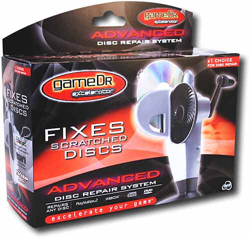 Angle Standard. Digital Innovations - GameDr. Disc Repair System.