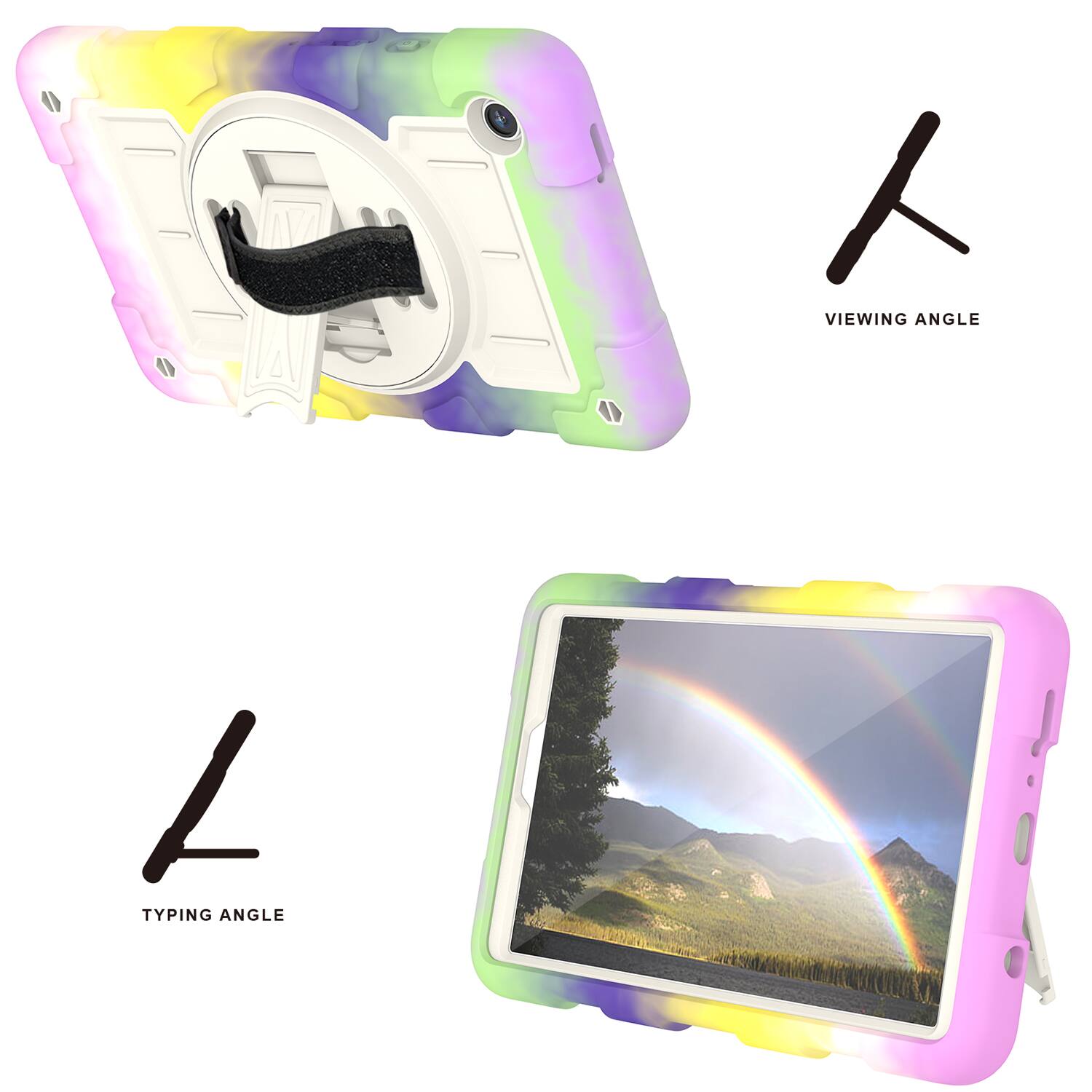 VIEWING ANGLE / TYPING ANGLE