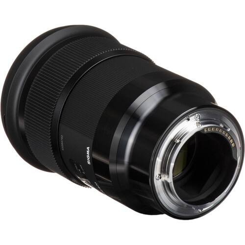 Back. Sigma - Sigma 50mm f/1.4 DG HSM Art Lens for Sony A (International Model) - Black.