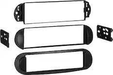 Angle. Metra - Dash Kit for Select 1998-2010 Volkswagen Beetle DIN - Black.