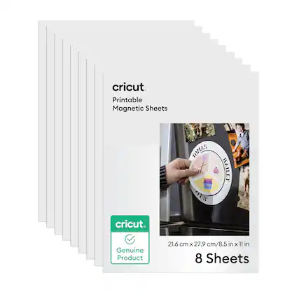 cricut Printable Magnetic Sheets
TOMAS JULLA HAILEY cricut
Genuine Product
21.6 cm x 27.9 cm/8.5 in x 11 in
8 Sheets