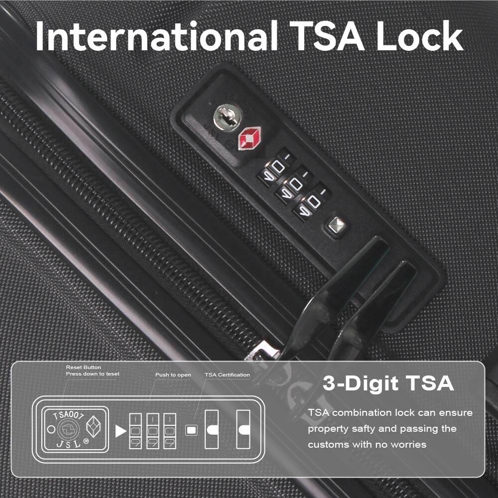 International TSA Lock

3-Digit TSA

TSA combination lock can ensure property safety and passing the customs with no worries

Reset Button
Press down to reset

Push to open

TSA Certification