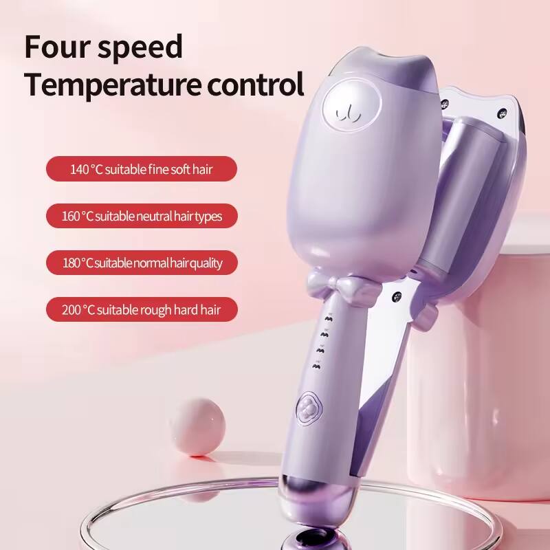 Four speed Temperature control

140°C suitable fine soft hair

160°C suitable neutral hair types

180°C suitable normal hair quality

200°C suitable rough hard hair