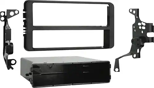 Angle. Metra - Dash Kit for Select 2000-2005 Toyota Celica DIN - Black.
