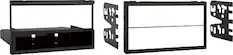 Angle. Metra - Dash Kit for Select 1994-2006 Mazda Mercedes-Benz Volvo Miata ML Class Tribute Protege 626 S40 MPV DIN DDIN - Black.