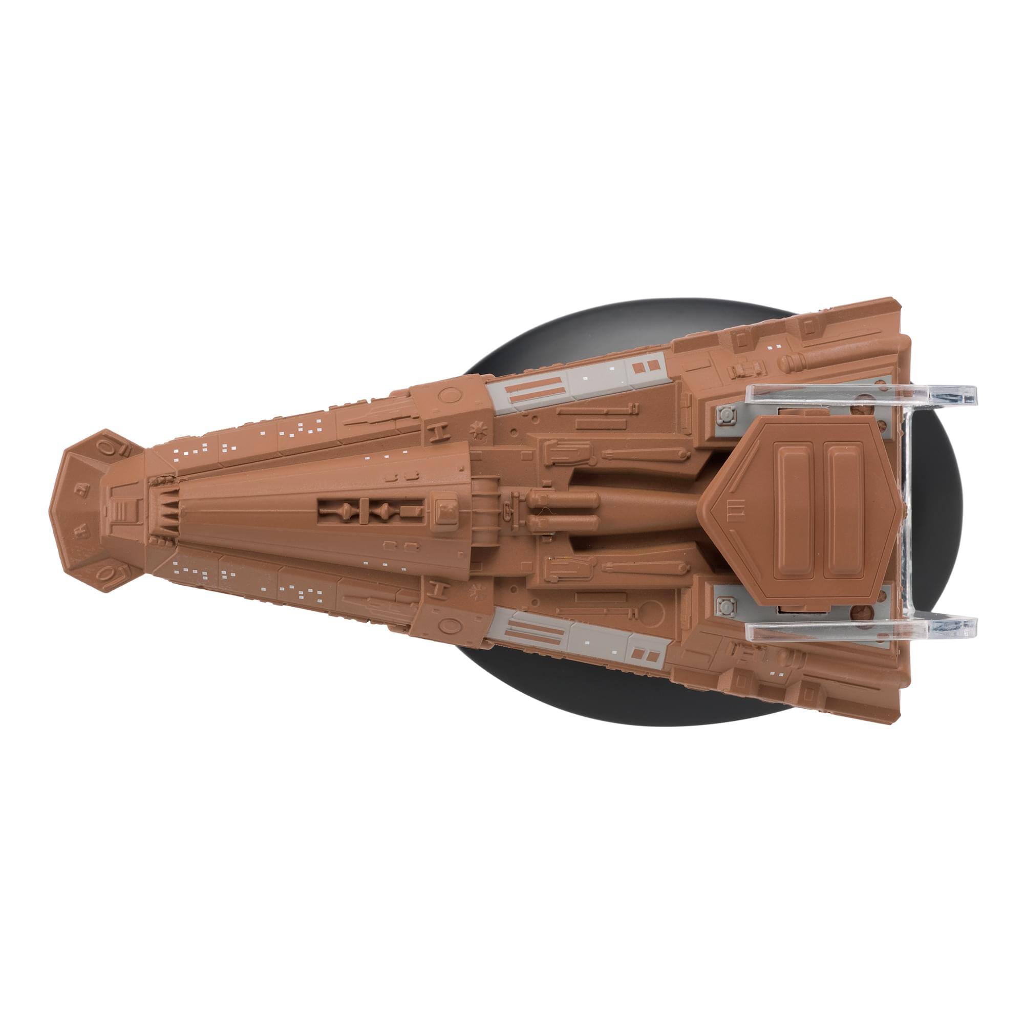 Alt View 3. Eaglemoss - Eaglemoss Star Trek Ship Replica | Bajoran Freighter - Brown.