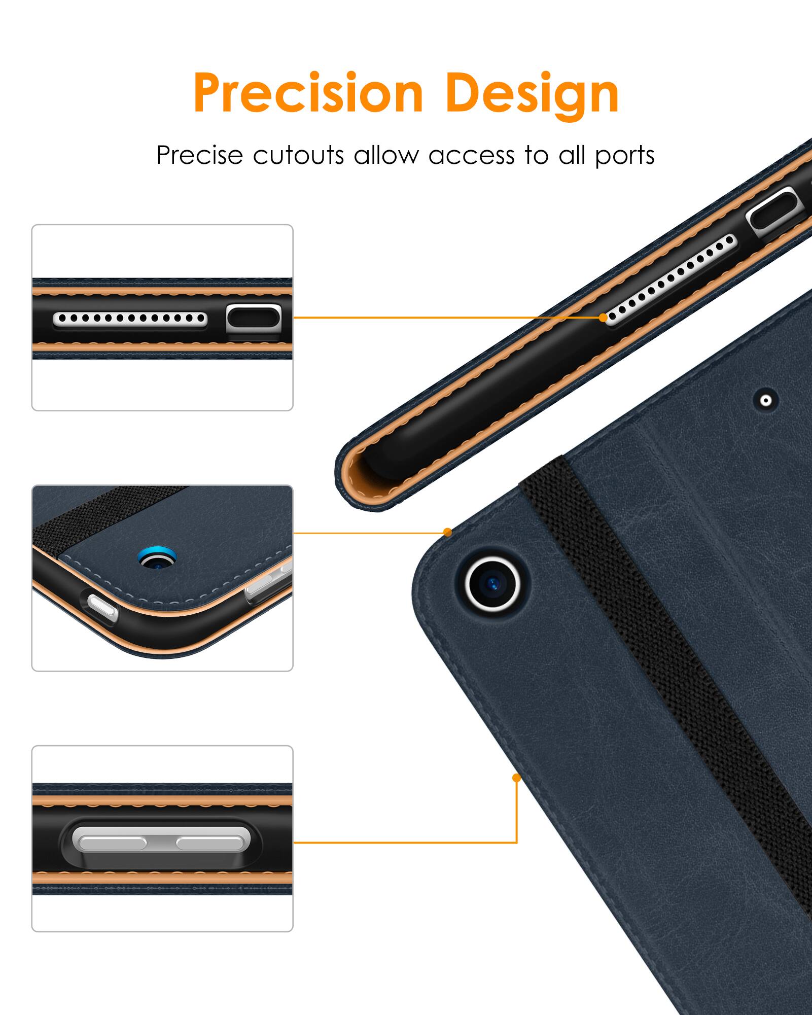 Precision Design  
Precise cutouts allow access to all ports