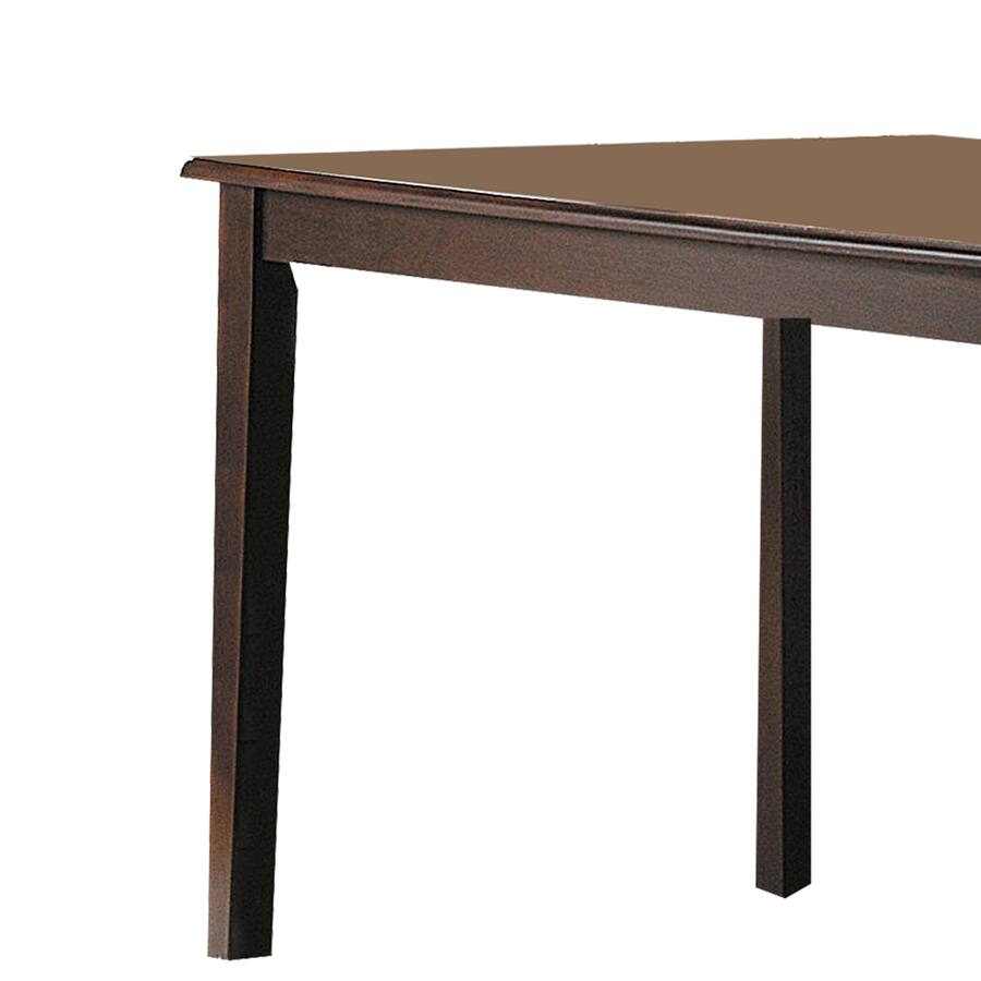 Manhattan Lane Wooden Dining Table With Tapered Legs Brown - Best Buy