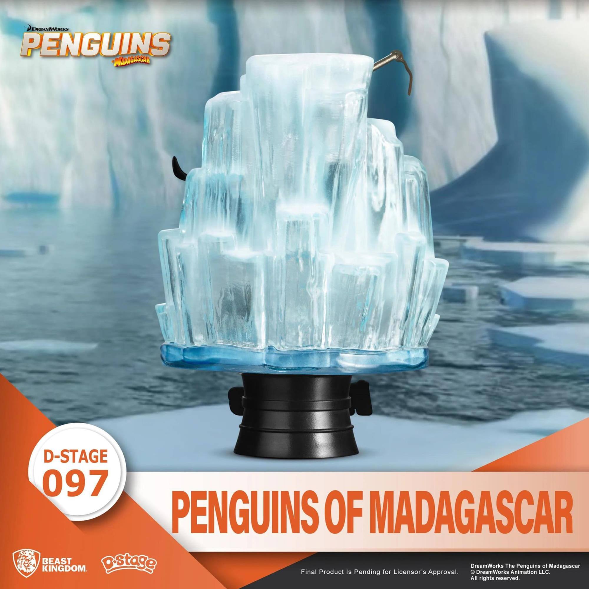 EA PENGUINS PAAGAOA D-STAGE 097 PENGUINS OF MADAGASCAR BEAST pstage DreamWorks The Penguins of Madagascar KINGDOM Final Product Is for Licensor's C DreamWorks LLC. Pending Approval Animation All rights reserved.