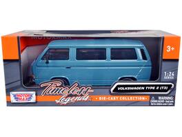 Volkswagen Type 2 (T3) Van "Timeless Legends" Series 1/24 Diecast Model Car by Motormax - Blue