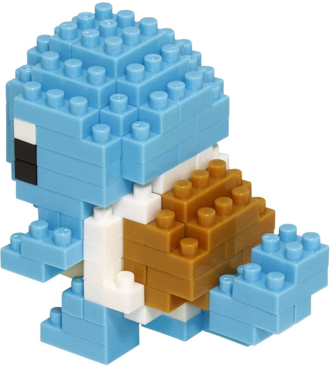 Alt View 2. Bandai - Squirtle - Pokémon - Nanoblock Pokémon Series 1.7" Figure.