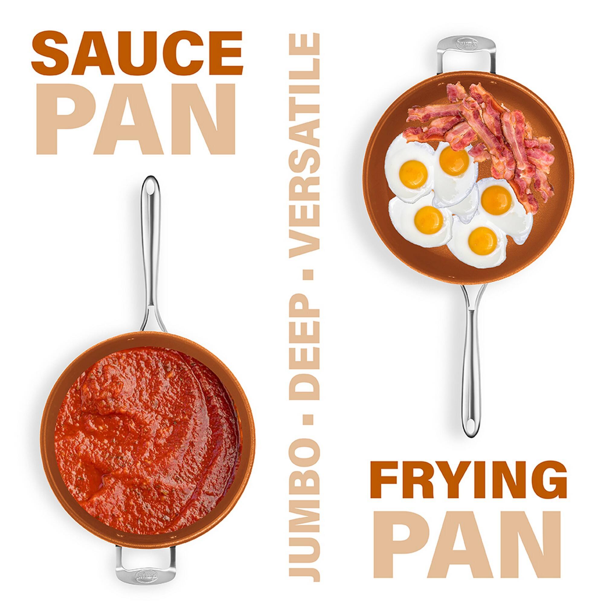 SAUCE PAN  
JUMBO - DEEP - VERSATILE  
FRYING PAN