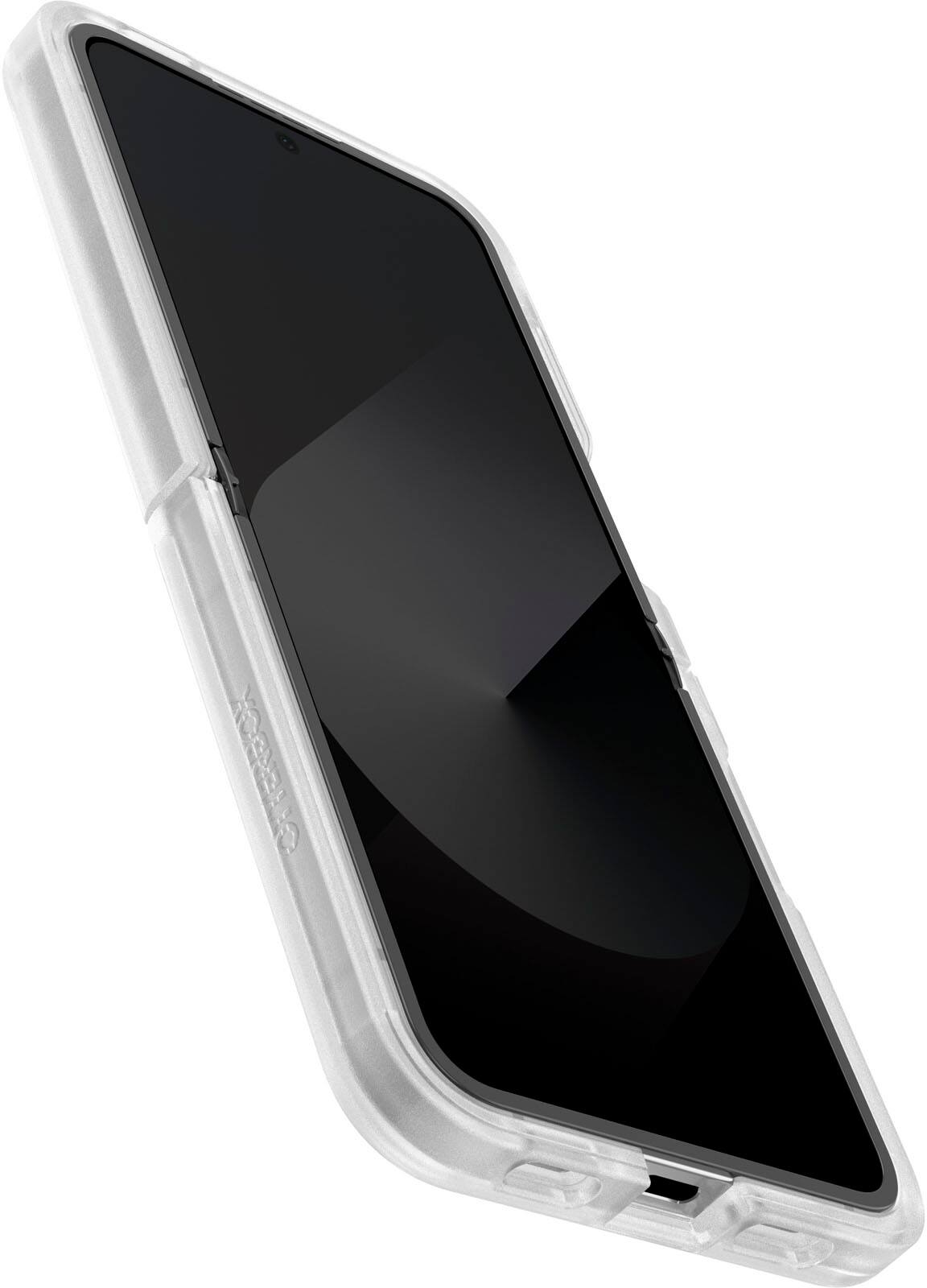 Back. OtterBox - Thin Flex Series for Samsung Galaxy Z Flip7 FE and Samsung Galaxy Z Flip6 - Clear.