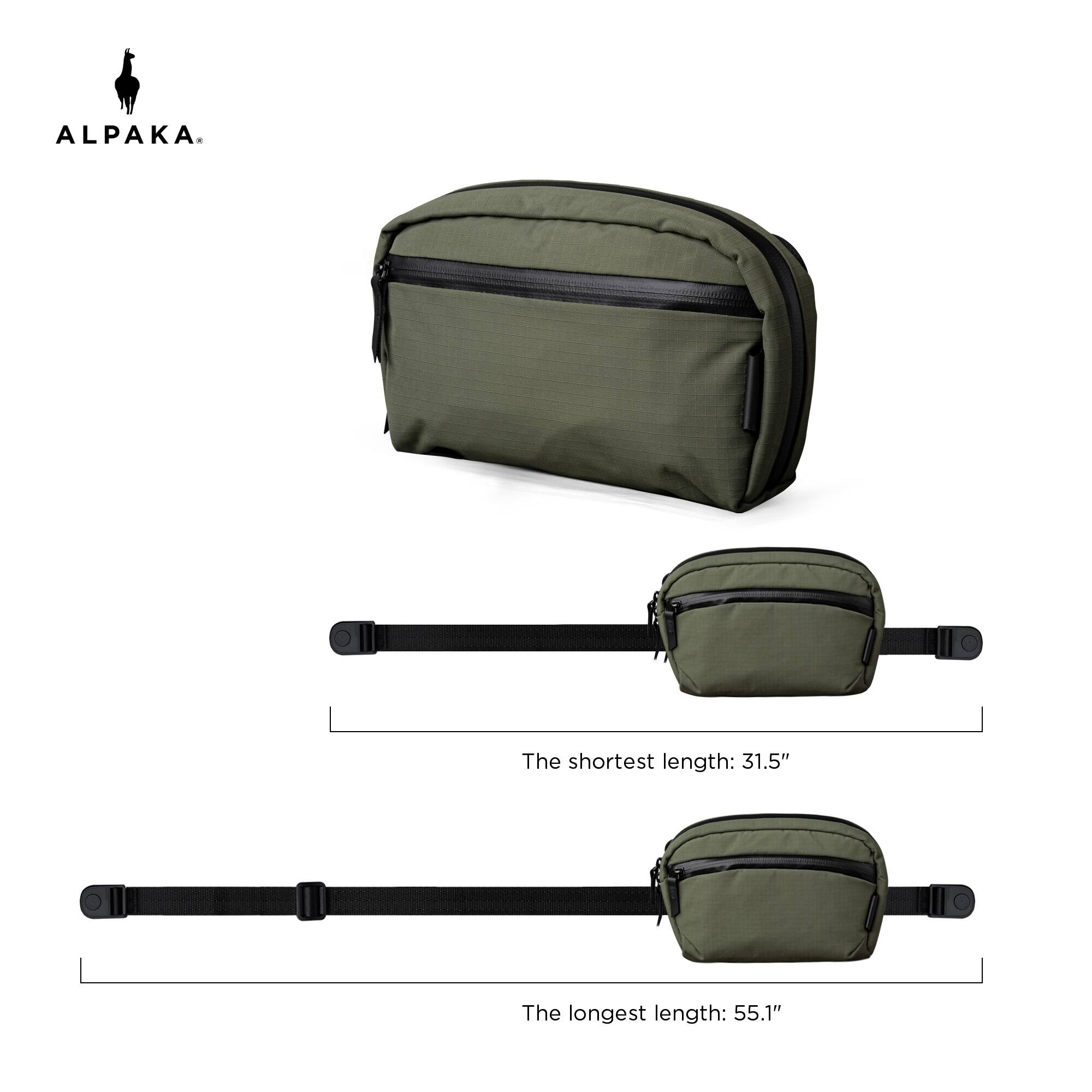 ALPAKA. The shortest length: 31.5" The longest length: 55.1"