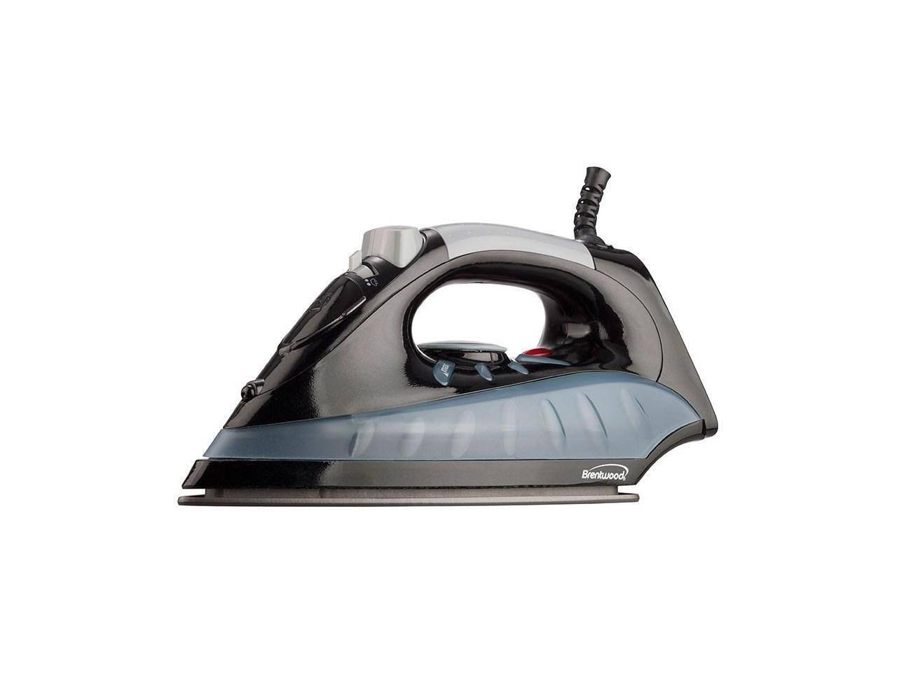 Alt View 2. Brentwood Appliances - Brentwood Non-Stick Steam Iron, Black MPI-62 - Black.