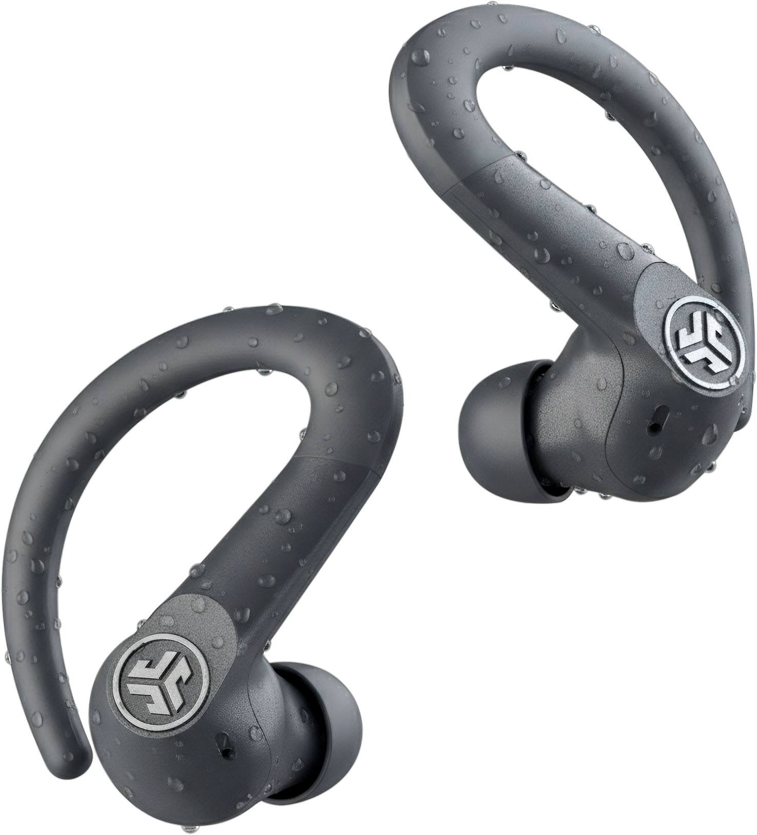 Left. JLab - Go Sport ANC True Wireless Bluetooth Earbuds - Graphite.
