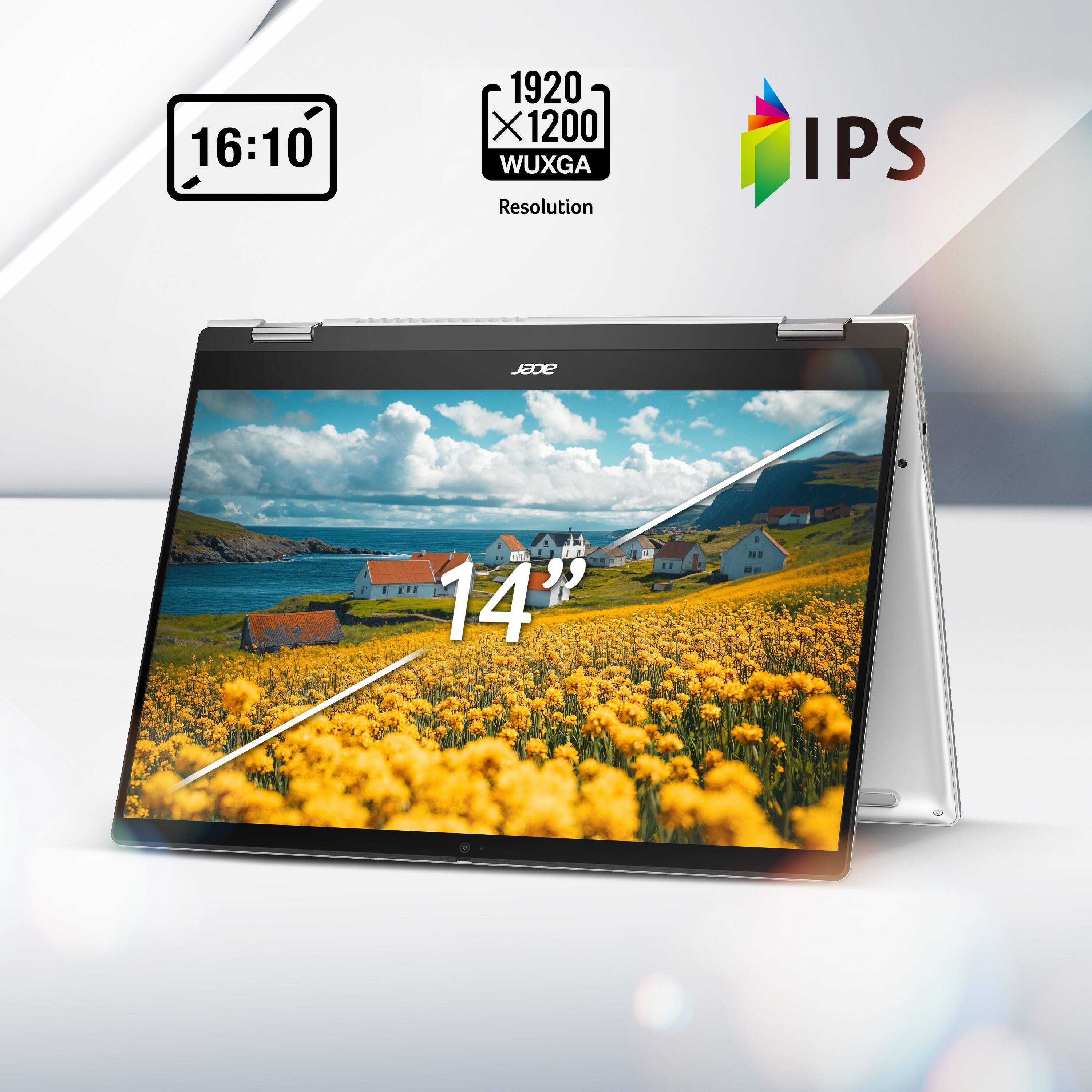 16:10, 1920 X 1200, WUXGA, Resolution, IPS, 14"