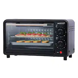 Brentwood - 700W 2-Slice Countertop Toaster Oven - Black