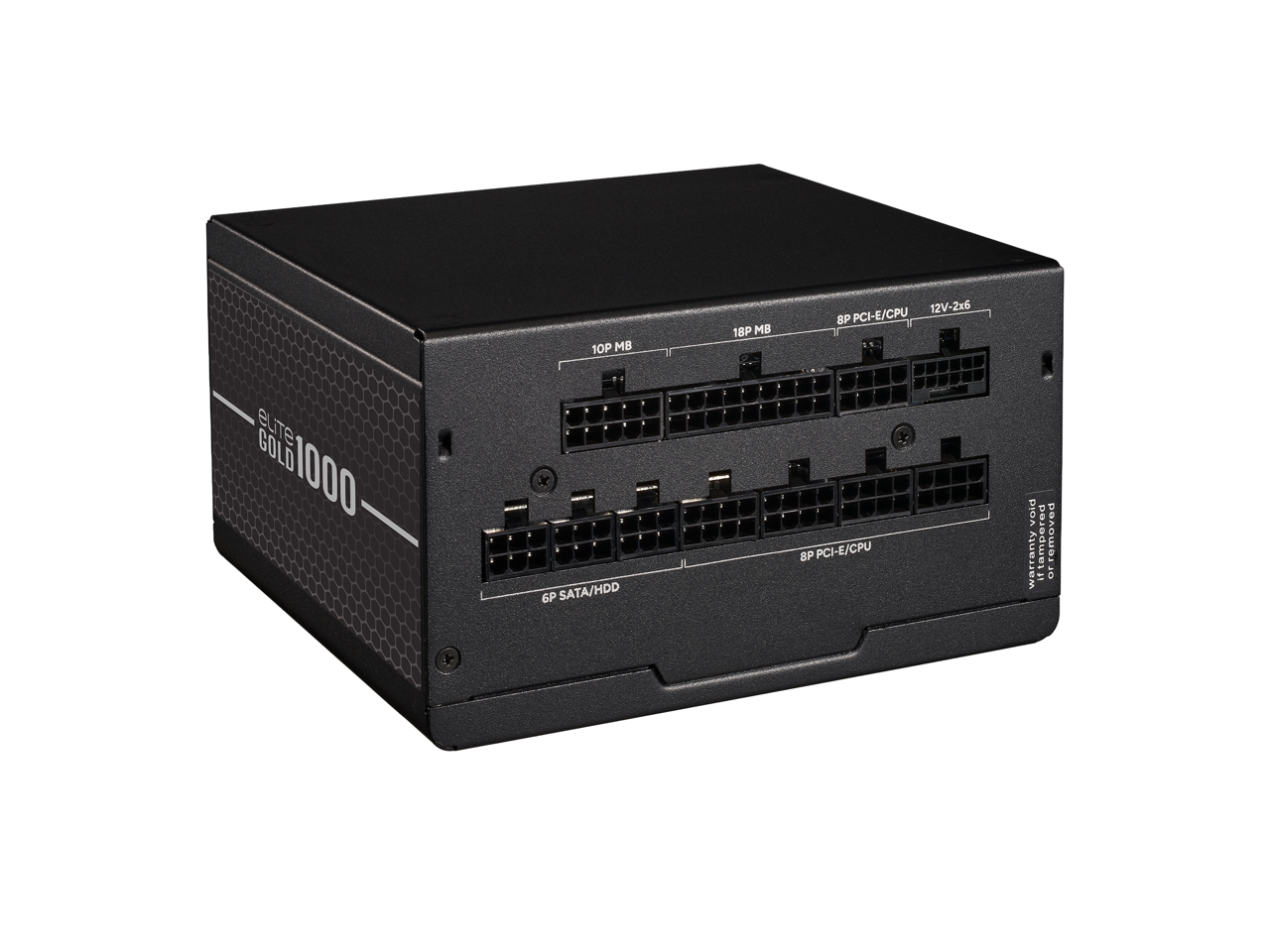 Cooler Master - Elite Gold 1000W PSU, ATX 3.1, PCIe 5.1, 80 PLUS Gold, Fully Modular, Low Noise