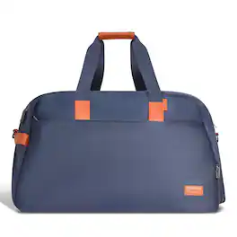 Champs - Vintage Weekender Duffel Bag - Navy