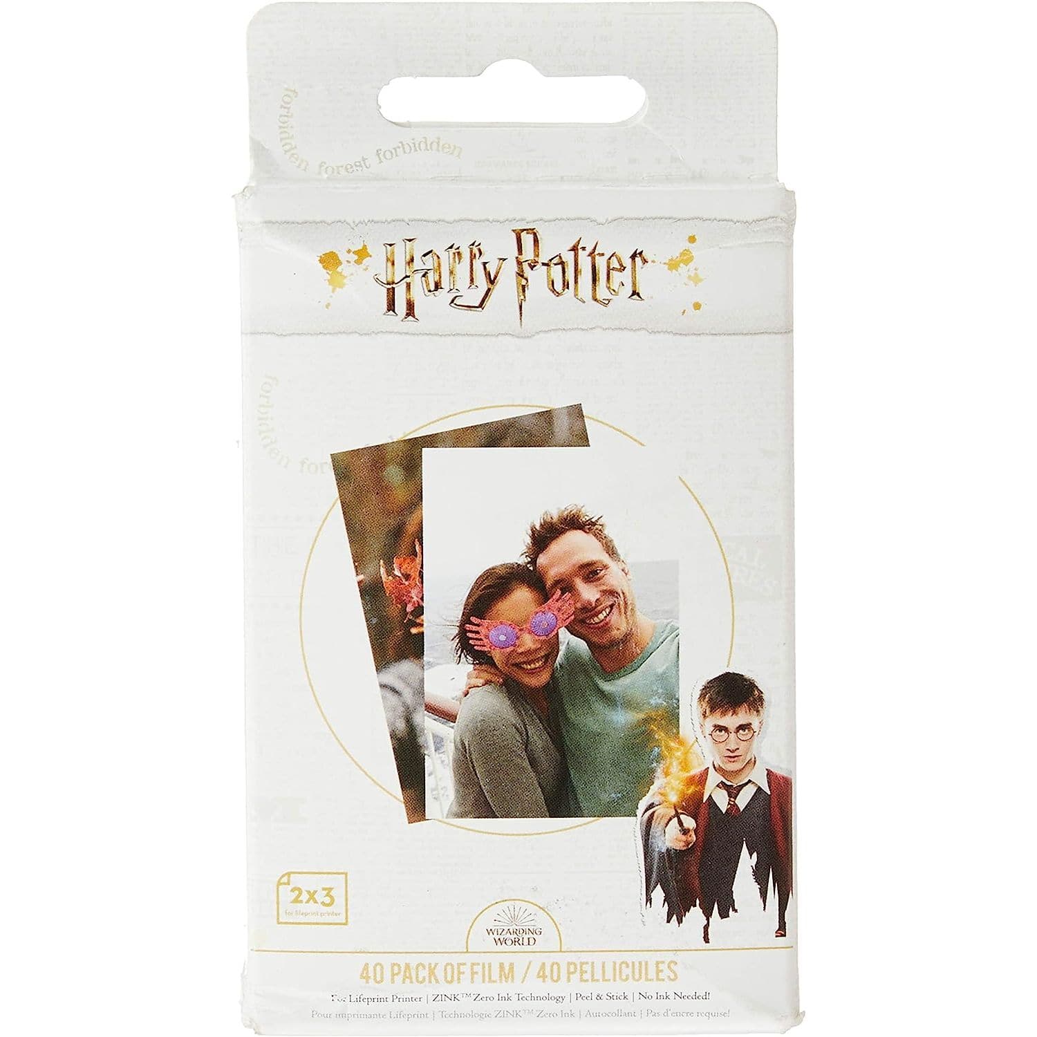 Lifeprint - Magic Photo and Video Printer Sticky Backed Film – 40 Pack - White